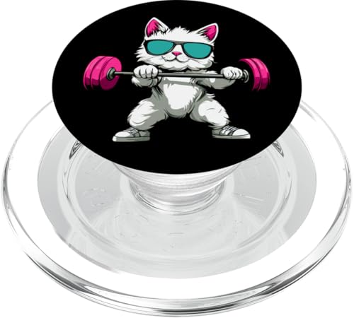 Fitness Katze PopSockets PopGrip für MagSafe von Fitness Animals