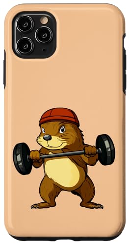 Fitness Murmeltier Hülle für iPhone 11 Pro Max von Fitness Animals