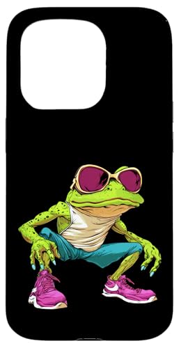 Frosch Fitness Hülle für iPhone 15 Pro von Fitness Animals