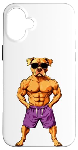 Hund Fitness Hülle für iPhone 16 Plus Hund Fitness Hülle für iPhone 16 Plus von Fitness Animals