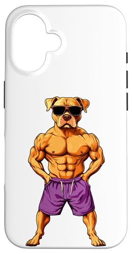 Hund Fitness Hülle für iPhone 16 Hund Fitness Hülle für iPhone 16 von Fitness Animals