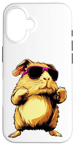 Meerschweinchen Fitness Hülle für iPhone 16 von Fitness Animals