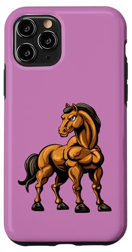 Pferde Fitness / Trainer Pferd Hülle für iPhone 11 Pro von Fitness Animals