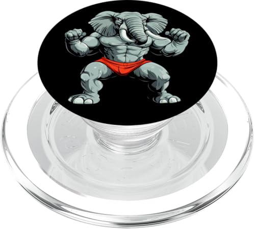 Sport Coach Elefant PopSockets PopGrip für MagSafe Sport Coach Elefant PopSockets PopGrip für MagSafe von Fitness Animals