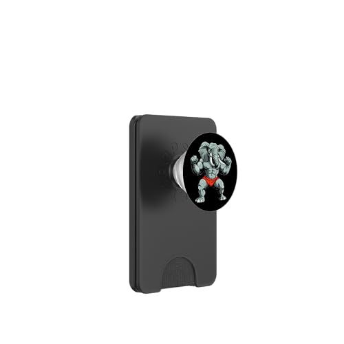 Sport Coach Elefant PopSockets PopWallet für MagSafe Sport Coach Elefant PopSockets PopWallet für MagSafe von Fitness Animals