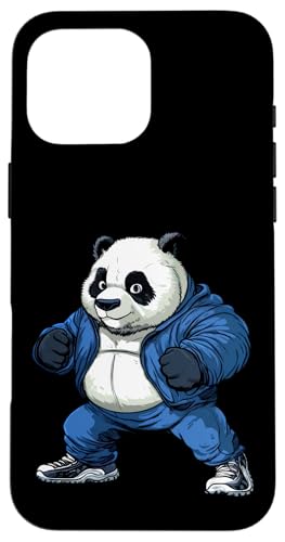 Sporttrainer Panda Hülle für iPhone 16 Pro Max Sporttrainer Panda Hülle für iPhone 16 Pro Max von Fitness Animals