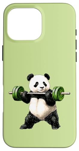 Sporttrainer Panda Hülle für iPhone 16 Pro Max Sporttrainer Panda Hülle für iPhone 16 Pro Max von Fitness Animals