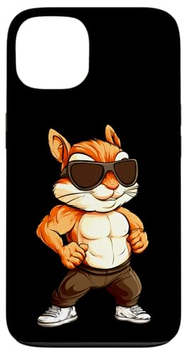 Streifenhörnchen Fitness Hülle für iPhone 13 von Fitness Animals