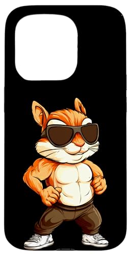 Streifenhörnchen Fitness Hülle für iPhone 15 Pro von Fitness Animals
