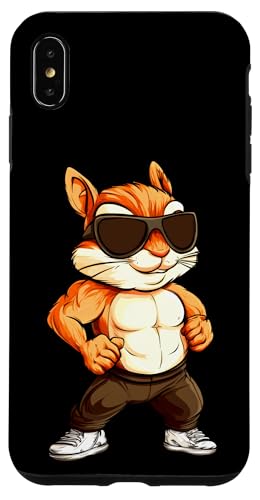 Streifenhörnchen Fitness Hülle für iPhone XS Max von Fitness Animals