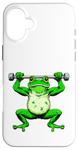 Trainer Frosch Hülle für iPhone 16 Plus Trainer Frosch Hülle für iPhone 16 Plus von Fitness Animals