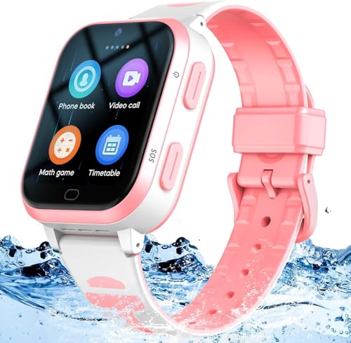 Fitonme 4G Children's Smartwatch with GPS and Phone, Smart Watch Children with WiFi Video Call Camera SOS Real Time Position School Mode Children's GPS Watch for Boys and Girls von Fitonme