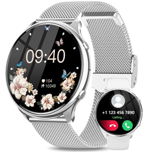 Fitonme Smartwatch Damen mit Telefonfunktion 1,39 Zoll Always-on Display, IP67 Wasserdicht Sportuhr Armbanduhr mit Schlafmonitor Pulsuhr SpO2 Blutdruckmessung Schrittzähler für Android iOS Fitonme Smartwatch Damen mit Telefonfunktion 1,39 Zoll Always-on Display, IP67 Wasserdicht Sportuhr Armbanduhr mit Schlafmonitor Pulsuhr SpO2 Blutdruckmessung Schrittzähler für Android iOS von Fitonme