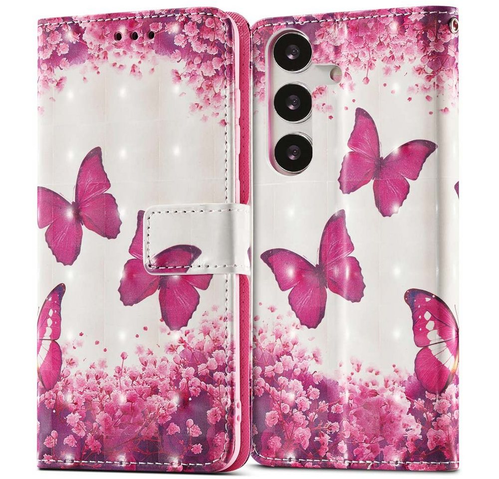 FITSU Handyhülle Handytasche für Samsung Galaxy A55 Hülle Schmetterling Motiv 6,6 Zoll, Flipcase für Samsung A55 Handyhülle, Handytasche mit Kartenfach FITSU Handyhülle Handytasche für Samsung Galaxy A55 Hülle Schmetterling Motiv 6,6 Zoll, Flipcase für Samsung A55 Handyhülle, Handytasche mit Kartenfach von Fitsu