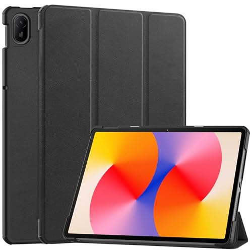 Fitudoos Hülle Kompatibel mit Huawei MatePad SE 11 Zoll - Ultra Dünn mit Standfunktion Slim Smart Schutzhülle,mit Automatischer Schlaf-/Wachmodus–Schwarz von Fitudoos