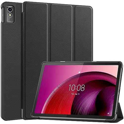 Fitudoos Hülle Kompatibel mit Lenovo Tab M10 5G - Ultra Dünn mit Standfunktion Slim Smart Schutzhülle –Schwarz von Fitudoos