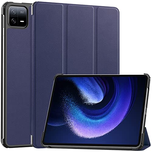 Fitudoos Hülle Kompatibel mit Xiaomi Pad 6/6 Pro - Ultra Dünn mit Standfunktion Slim Smart Schutzhülle –Blau von Fitudoos