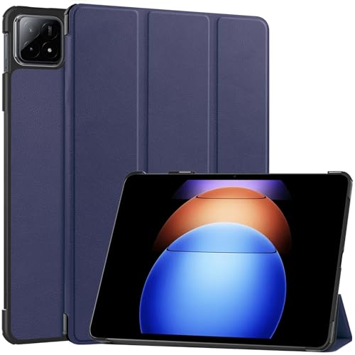 Fitudoos Hülle Kompatibel mit Xiaomi Pad 6s Pro 12.4 Zoll- Ultra Dünn mit Standfunktion Slim Smart Schutzhülle,mit Automatischer Schlaf-/Wachmodus–Blau von Fitudoos