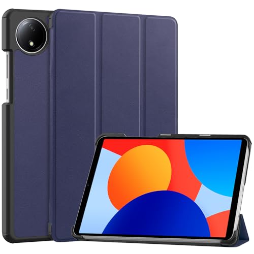 Fitudoos Hülle Kompatibel mit Xiaomi Redmi Pad SE 4G 8.7 Zoll - Ultra Dünn mit Standfunktion Slim Smart Schutzhülle,mit Automatischer Schlaf-/Wachmodus–Blau von Fitudoos