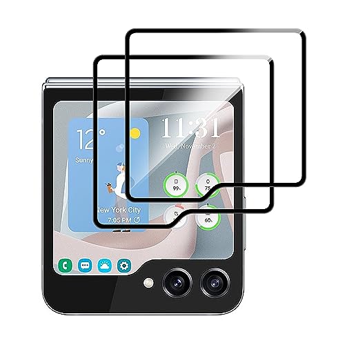 Fitudoos für Samsung Galaxy Z Flip 5 [2 Stück] Kamera Panzerfolie, [9H Härte],[0.33mm] [Ultra-klar],[Anti-KratzenFrei und Öl],[No-Bubble]. von Fitudoos
