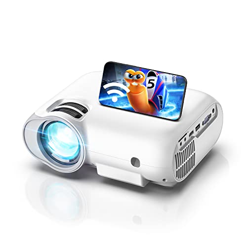 5G+2.4G WiFi Beamer Bluetooth 5.0, 1080P Tragbarer Projektor Unterstützung 7500 Lumen Heimkino Projektor 100.000 Stunden Mini Projektor mit integriertem DSP Lautsprecher 5G+2.4G WiFi Beamer Bluetooth 5.0, 1080P Tragbarer Projektor Unterstützung 7500 Lumen Heimkino Projektor 100.000 Stunden Mini Projektor mit integriertem DSP Lautsprecher von XZJX Direct