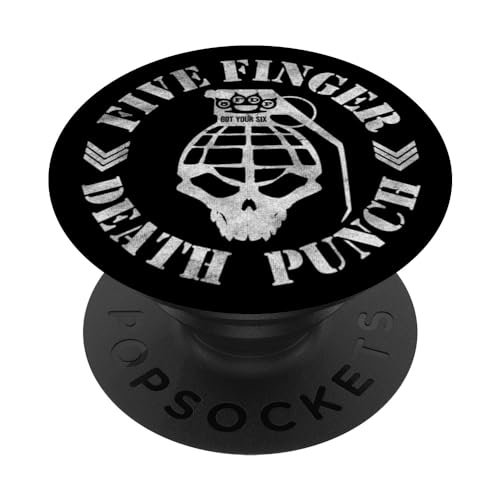 5FDP - Grenade Skull PopSockets mit austauschbarem PopGrip von Five Finger Death Punch