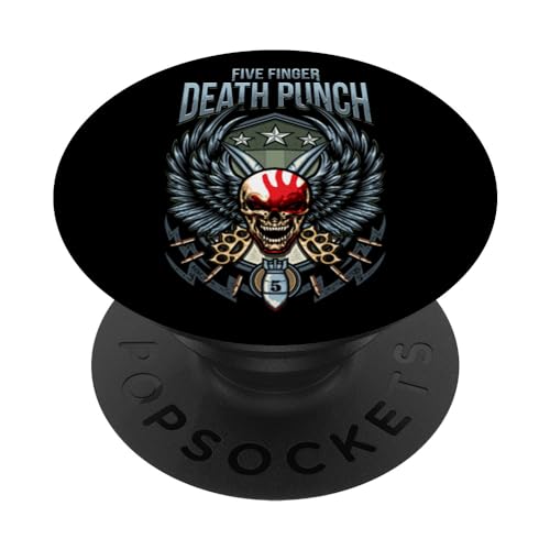 5FDP - Winged Skull PopSockets Klebender PopGrip 5FDP - Winged Skull PopSockets Klebender PopGrip von Five Finger Death Punch