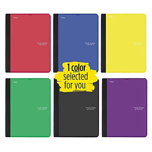 Five Star Interactive Notetaking Composition Book, 1 Subject, College Ruled Comp Notebook, 100 Sheets, 11" x 8-1/2", Color May Vary, 1 Count (09460) von Five Star