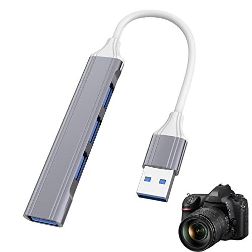Fivetoo USB Splitter - Multi USB 3.0 Port | High-Speed USB Expander 4-Port USB Splitter für Laptops, Flash-Laufwerke, Tastaturen, Mäuse, Kartenleser, Festplatten, Drucker von Fivetoo