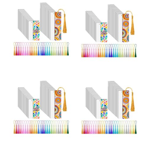 Fivetwofive 120 Stück Sublimation Leerzeichen, Sublimation Leerzeichen, Mach Es Selbst Lesezeichen, Projekte, Sublimation, Doppel Sublimation von Fivetwofive