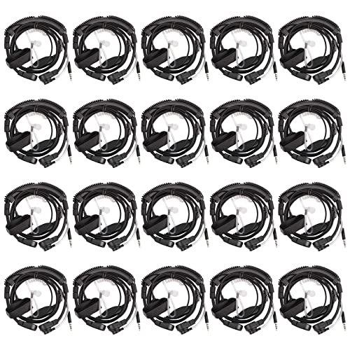 Fivetwofive 20Stck 3.5mm Justierbares Throm Mic-Mikrofon Verborgener Akustischer Rohr-Hoermuschel-Kopfhoerer mit Finger PTT Fivetwofive 20Stck 3.5mm Justierbares Throm Mic-Mikrofon Verborgener Akustischer Rohr-Hoermuschel-Kopfhoerer mit Finger PTT von Fivetwofive