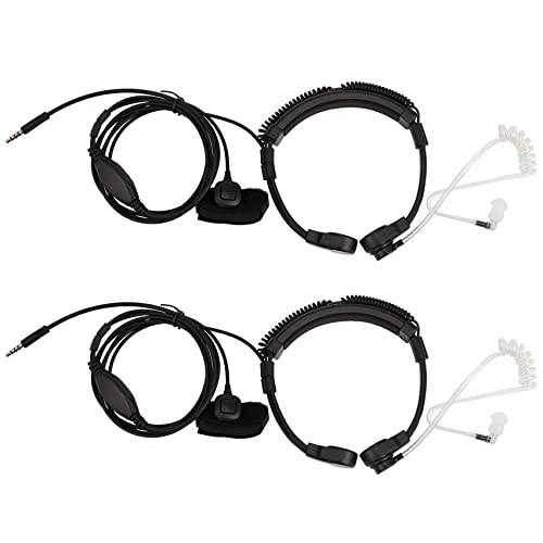 Fivetwofive 2X 3.5mm Justierbares Throm Mic-Mikrofon Verborgener Akustischer Rohr-Hoermuschel-Kopfhoerer mit Finger PTT Fuer Androiden Handy Fivetwofive 2X 3.5mm Justierbares Throm Mic-Mikrofon Verborgener Akustischer Rohr-Hoermuschel-Kopfhoerer mit Finger PTT Fuer Androiden Handy von Fivetwofive
