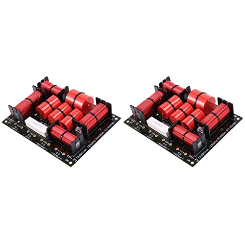 Fivetwofive 2X 400W 3 Wege Frequenzweiche Teiler HiFi HochtöNer TieftöNer Lautsprecher Frequenzweiche 1250H/5000HZ mit Hochtonschutz Fivetwofive 2X 400W 3 Wege Frequenzweiche Teiler HiFi HochtöNer TieftöNer Lautsprecher Frequenzweiche 1250H/5000HZ mit Hochtonschutz von Fivetwofive