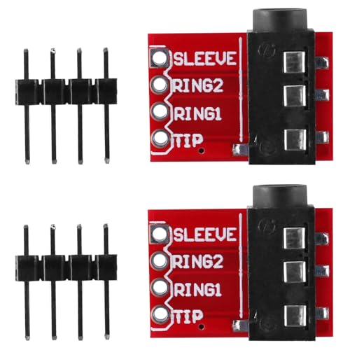 Fivetwofive 2X TRRS 3,5 mm Klinke Breakout Board Kopfhörer Video Audio MP3 Professionelles Anschluss Modul Fivetwofive 2X TRRS 3,5 mm Klinke Breakout Board Kopfhörer Video Audio MP3 Professionelles Anschluss Modul von Fivetwofive