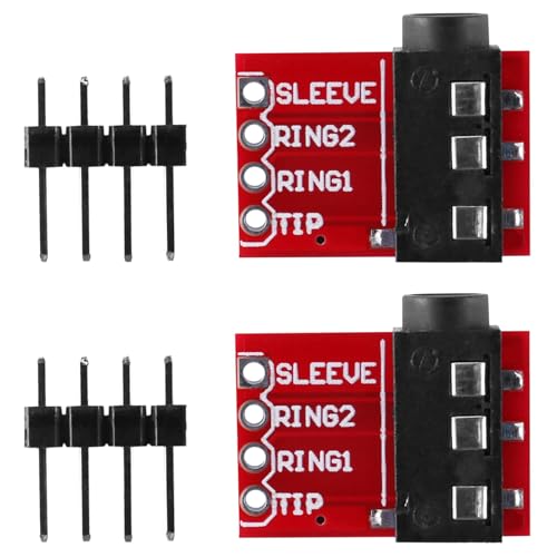 Fivetwofive 2X TRRS 3,5 mm Klinke Breakout Board Kopfhörer Video Audio MP3 Professionelles Anschluss Modul von Fivetwofive