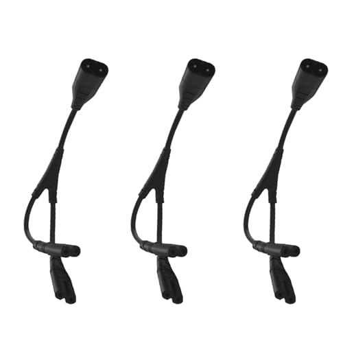 Fivetwofive 3X IEC320 C8 Bis 2X C7 y Geteiltes Power Kabel, IEC Abbildung 8 Stecker auf 2 Buchse 1 in 2 Ausgang Wechseln Strom Kabel von Fivetwofive
