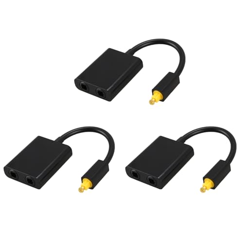 Fivetwofive 3X Optischer SPDIF Audio Splitter 2 Wege Toslink Splitter Adapter 1 Eingang 2 Ausgang Optischer SPDIF Kabel Splitter Hub Fivetwofive 3X Optischer SPDIF Audio Splitter 2 Wege Toslink Splitter Adapter 1 Eingang 2 Ausgang Optischer SPDIF Kabel Splitter Hub von Fivetwofive