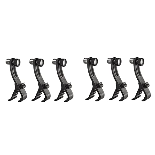 Fivetwofive 6 Stücke Verstellbarer Clip Trommel Clip Stoßfeste Mikrofonklemme Trommel Mount Mikrofonhalter Zubehör Fivetwofive 6 Stücke Verstellbarer Clip Trommel Clip Stoßfeste Mikrofonklemme Trommel Mount Mikrofonhalter Zubehör von Fivetwofive