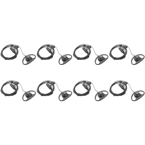 Fivetwofive 8X 2 Pin Erweiterte D Form Klipp Ohr Ptt Headset Ohrhörer Mikrofon für 2 Wege Funkgeräte Gp88S Gp300 Gp68 Gp2000 Gp88 Gp3188 Cp040 Cp1200 A8 A6 A10 A12 Fivetwofive 8X 2 Pin Erweiterte D Form Klipp Ohr Ptt Headset Ohrhörer Mikrofon für 2 Wege Funkgeräte Gp88S Gp300 Gp68 Gp2000 Gp88 Gp3188 Cp040 Cp1200 A8 A6 A10 A12 von Fivetwofive