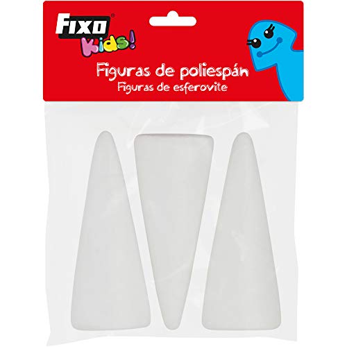 Fixo Kids Porexpan Kegel, 3 Stück, 15 cm von Fixo Kids