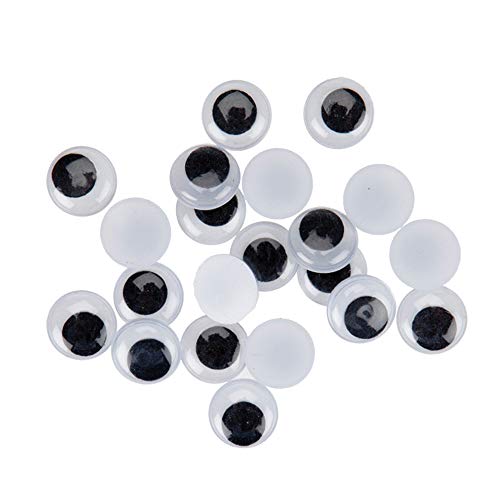 Fixo Kids Rundaugen, selbstklebend, 6 mm, 90 Stück, Schwarz von Fixo Kids