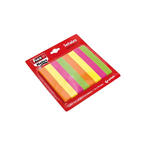 FIXO Notes 65005280. 8 selbstklebende Markerblöcke, 12 x 76 mm, Neonfarben, Neon-Sortiment, 12x76mm FIXO Notes 65005280. 8 selbstklebende Markerblöcke, 12 x 76 mm, Neonfarben, Neon-Sortiment, 12x76mm von Fixo