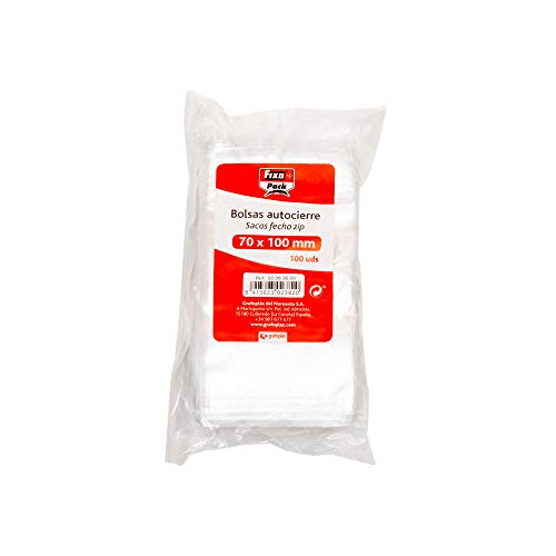 Fixo 50063600 – Pack von 100 Staubsaugerbeutel Selbsteinzug, 70 x 100 von Fixo