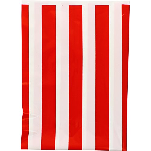 Fixo 72304 – Pack von 25 Taschen Kostüm, 56 x 70 cm, weiß und rot von Fixo