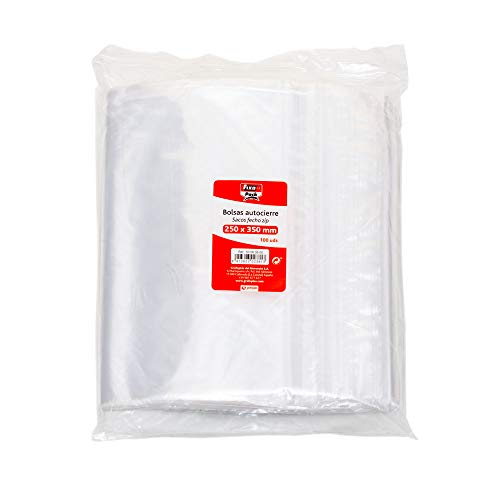 Fixo Pack 50063900-Pack mit 100 Tüten, Polyethylen, transparent, 230 x 320 mm von Fixo