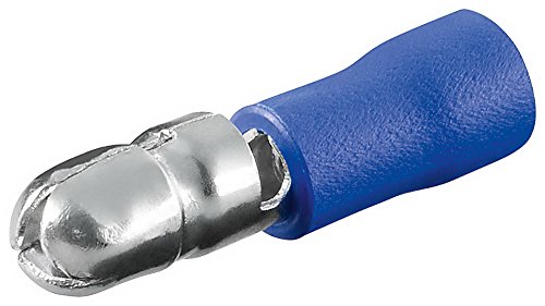 Fixpoint 17036 Rundstecker, 5 mm Durchmesser, Blau (100-er pack) von Fixpoint