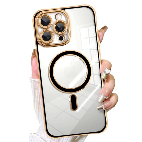 Fiyart Schutzhülle für iPhone 16 Pro Max, kompatibel mit MagSafe-Beschichtung, abnehmbare Objektivabdeckung, transparent, magnetisch, stoßfest, für Damen und Mädchen, 17,5 cm, Schwarz Fiyart Schutzhülle für iPhone 16 Pro Max, kompatibel mit MagSafe-Beschichtung, abnehmbare Objektivabdeckung, transparent, magnetisch, stoßfest, für Damen und Mädchen, 17,5 cm, Schwarz von Fiyart