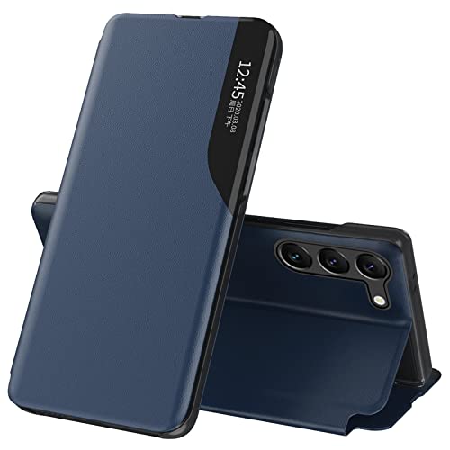 Fiyer Handyhülle für Samsung Galaxy S21 Hülle Clear View Klappbar Leder Flip Schutzhülle Galaxy S21 Hülle mit Ständer 360 Stoßfest Und Kratzfest Klapphülle für Samsung S21 5G Case 6,2 Zoll (Blau) Fiyer Handyhülle für Samsung Galaxy S21 Hülle Clear View Klappbar Leder Flip Schutzhülle Galaxy S21 Hülle mit Ständer 360 Stoßfest Und Kratzfest Klapphülle für Samsung S21 5G Case 6,2 Zoll (Blau) von Fiyer