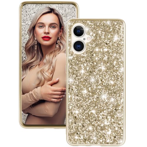 Handyhülle für iPhone 16 Plus Hülle Glitzer Bling Sparkle Hülle für iPhone 16 Plus Case Cover Original Ultra Dünne Leichte Ganzkörper Stoßfest Anti-Kratzer Schutzhülle für iPhone 16 Plus 5G (Gold) Handyhülle für iPhone 16 Plus Hülle Glitzer Bling Sparkle Hülle für iPhone 16 Plus Case Cover Original Ultra Dünne Leichte Ganzkörper Stoßfest Anti-Kratzer Schutzhülle für iPhone 16 Plus 5G (Gold) von Fiyer