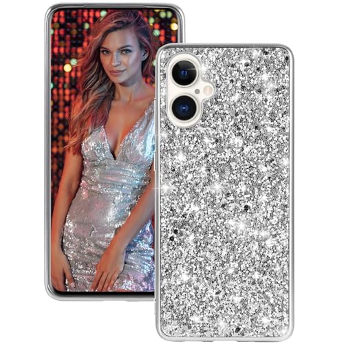 Handyhülle für iPhone 16 Plus Hülle Glitzer Bling Sparkle Hülle für iPhone 16 Plus Case Cover Original Ultra Dünne Leichte Ganzkörper Stoßfest Anti-Kratzer Schutzhülle für iPhone 16 Plus 5G (Silber) Handyhülle für iPhone 16 Plus Hülle Glitzer Bling Sparkle Hülle für iPhone 16 Plus Case Cover Original Ultra Dünne Leichte Ganzkörper Stoßfest Anti-Kratzer Schutzhülle für iPhone 16 Plus 5G (Silber) von Fiyer